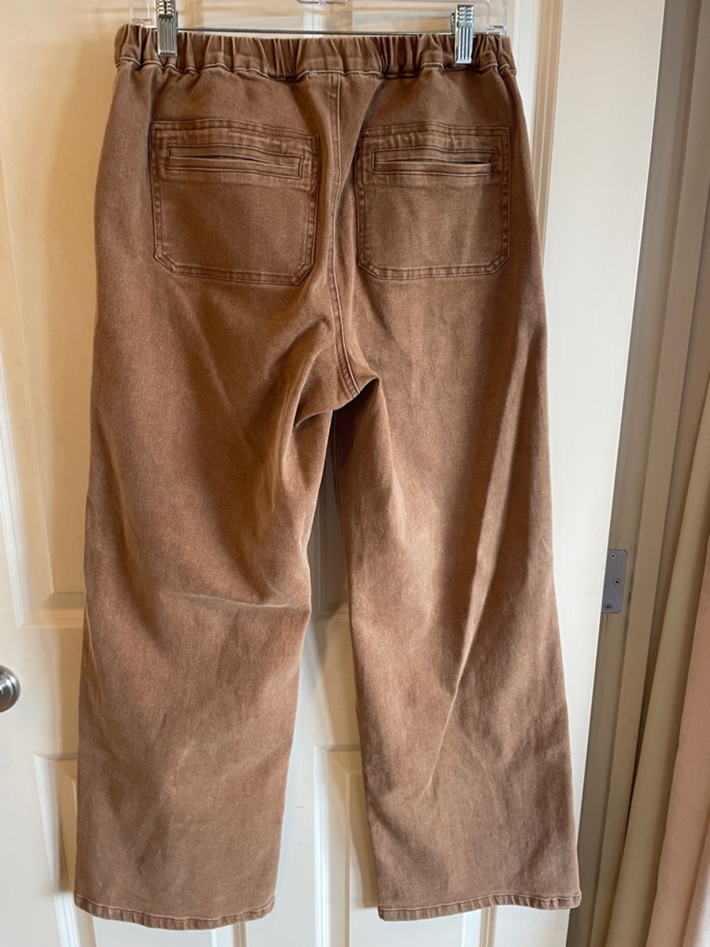 Millibon Rust-Brown High-Rise Wide Leg Pants - Picture 6 of 9